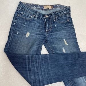 Paige Jeans Women’s Size 25 Premium Distressed Blue Jeans